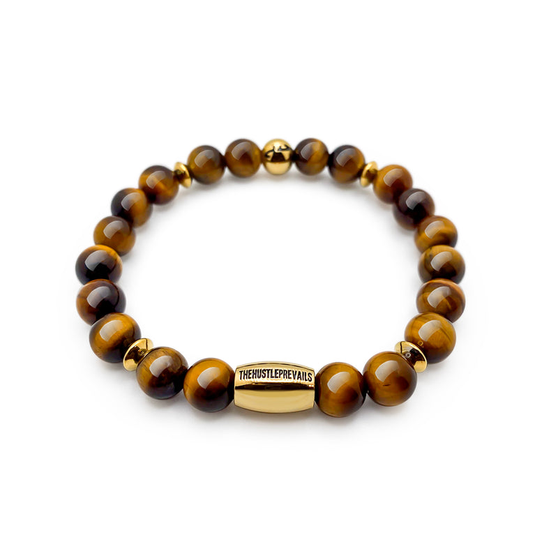 Buy SOLAVA Original Tiger Eye Bracelet for Woman and Men with Evil Eye and  Lab Certificate - Natural Energised Brown beads Bracelet for Courage,  Protection and Will Power - 8MM Beads at